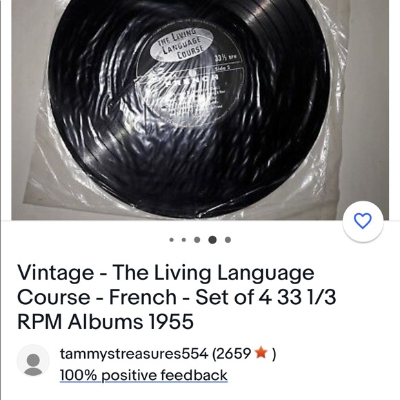 Learn French at home, four manuals and four albums never opened an well stored - Picture 3 of 15